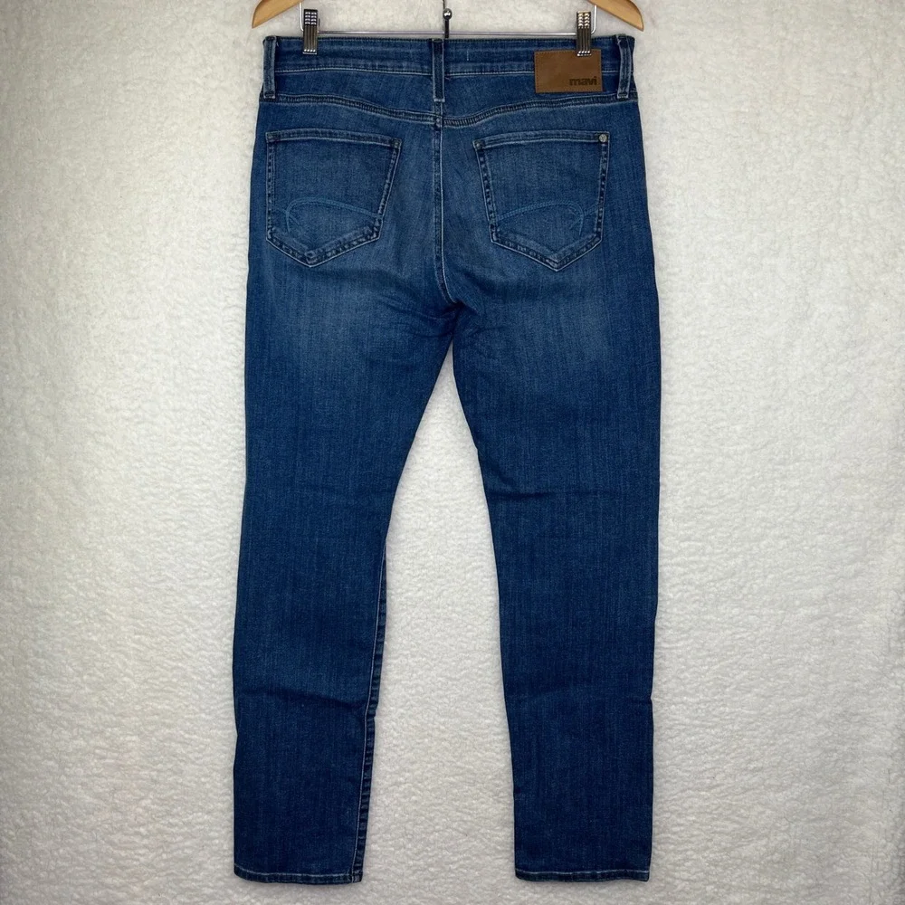 Mavi Jeans Mens Slim Leg Jake Medium Wash Blue Denim Stretch Pants 32x32